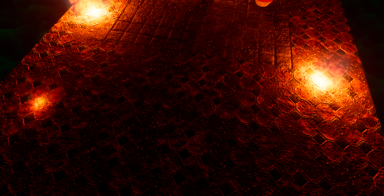 HDRP Shader Render on a flat plane